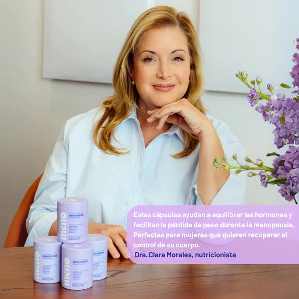 MENO 2 en 1: Fórmula Natural para la Menopausia y Control Peso