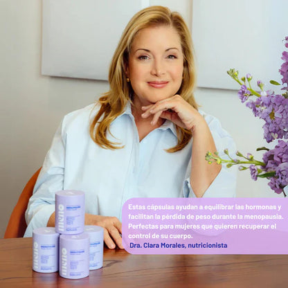 MENO 2 en 1: Fórmula Natural para la Menopausia y Control Peso